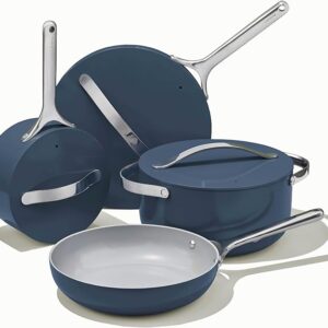 Caraway Nonstick Ceramic Cookware Set (12 Piece) Pots