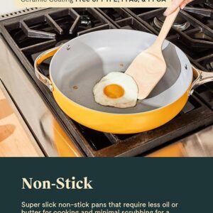 Caraway Nonstick Ceramic Cookware Set (12 Piece) Pots